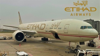 4K - BUSINESS  🇫🇷 Paris CDG - Abu Dhabi 🇦🇪 Etihad Boeing 777-300ER + lounge [FULL FLIGHT REPORT]