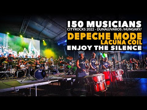 Depeche Mode Enjoy The Silence 150 musicians City Rocks band Lacuna Coil