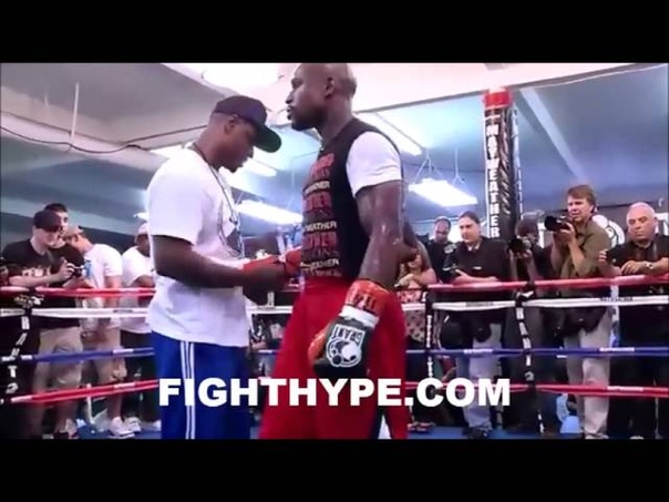 FLOYD MAYWEATHER NON STOP 25 MINUTE WORKOUT FOR CANELO ALVAREZ ( AUGUST 28,