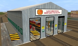 DES Locomotive Repair Shop KCS