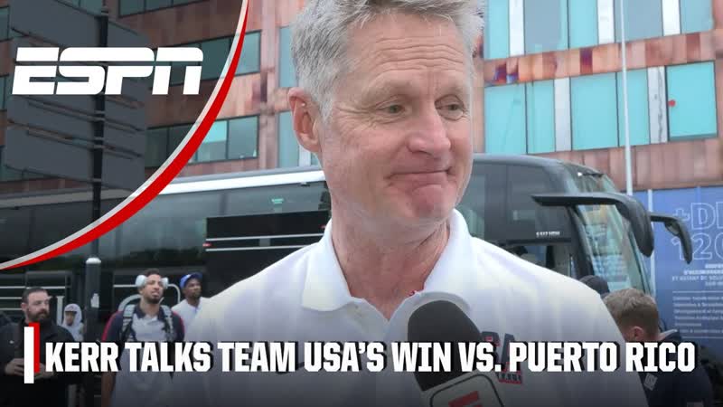 Steve Kerr lauds performances from Anthony Edwards Joel Embiid in Team USA s win, NBA on