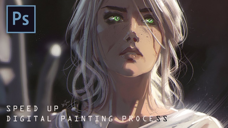I Painted Ciri of The Witcher Wild