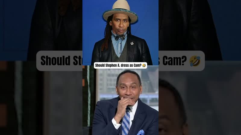 Stephen A. dressed as Cam