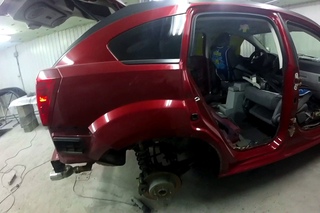 О беспокрасочном ремонте. Dodge Caliber часть 7. Body repair.
