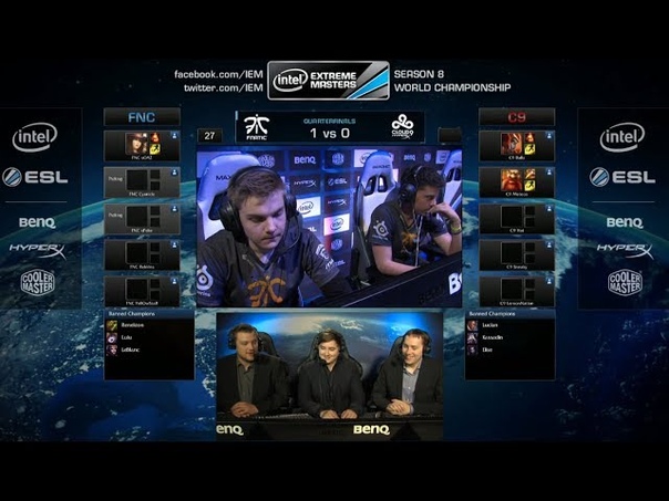 Fnatic vs Cloud 9, Game 2 Semifinals IEM Katowice WC LOL 2014, FNC vs