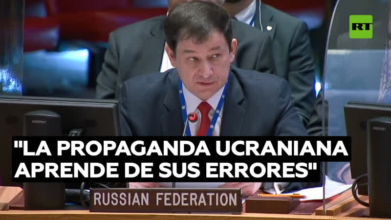 Discurso de Rusia ante el Consejo de la ONU sobre Ucrania y las provocaciones