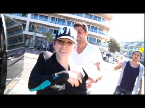 Avril Surfing in Australia at Manly Beach 30, 03,