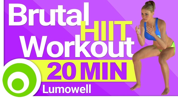 20 Minute Brutal HIIT Workout for Fat Loss at