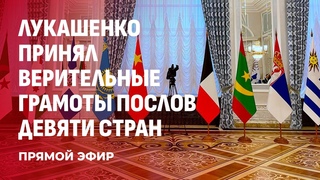 Выступление Лукашенко на церемонии вручения верительных грамот посла иностранных государств!