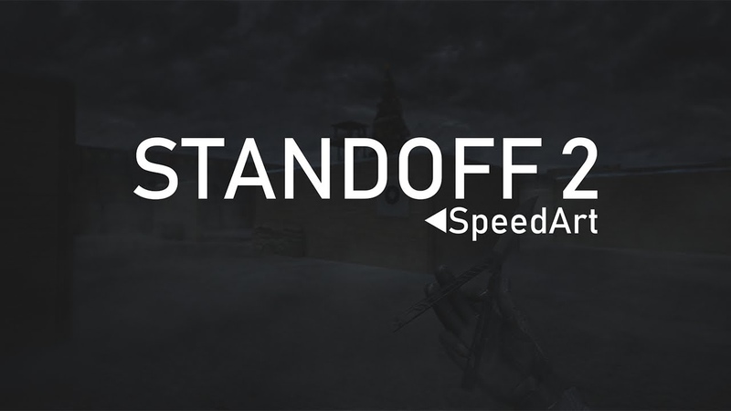 Speed Art, Standoff2 fons, Photoshop