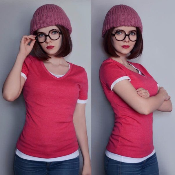 Gemischtrassiger Muschi Cosplay Doppelter