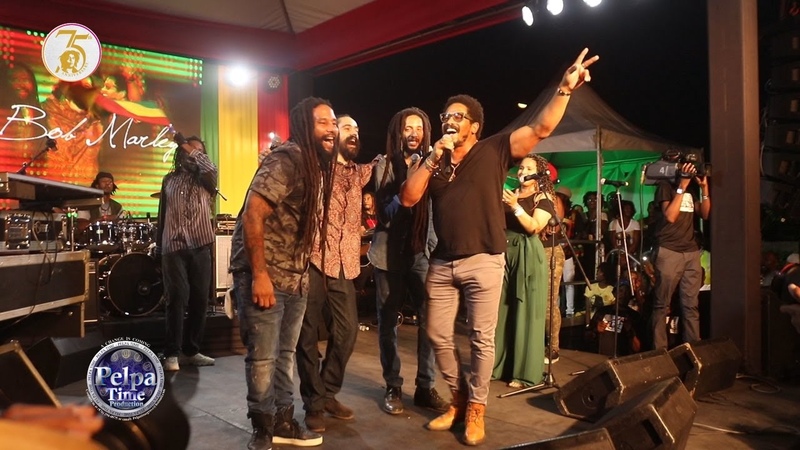 BOB Marley FAMILY LIVE Performance AT BOB MARLEY 75th B DAY Celebration
