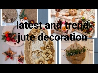 latest and trending jute decoration ideas/top 30 decor for #home#art#craft#design#diy#chrismas