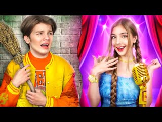 Популярная Девушка vs Непопулярный Парень | Брат vs Сестра Поменялись Местами