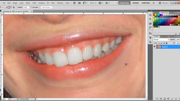 Easiest Method to Whiten Teeth in Photoshop