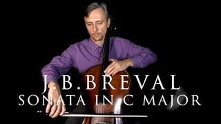 J.B. Breval Sonata in C Major Mov.1 Suzuki Cello Book 4 Practice with Cello Teacher