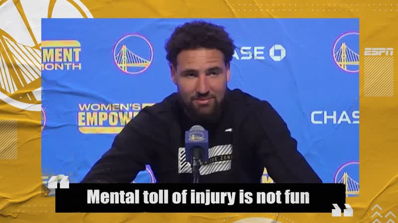Klay Thompson will not settle for anything less than returning to All NBA form, NBA on