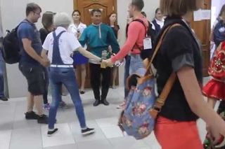 “Русские забавы“ в СурГУ фестиваля “Мега рандеву-2015“ (Россия-Германия)