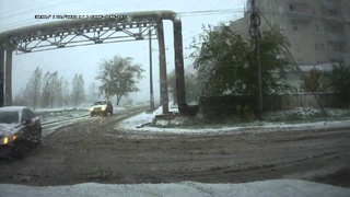 Зима пришла в Невинномысск неожиданно 25 10 2014