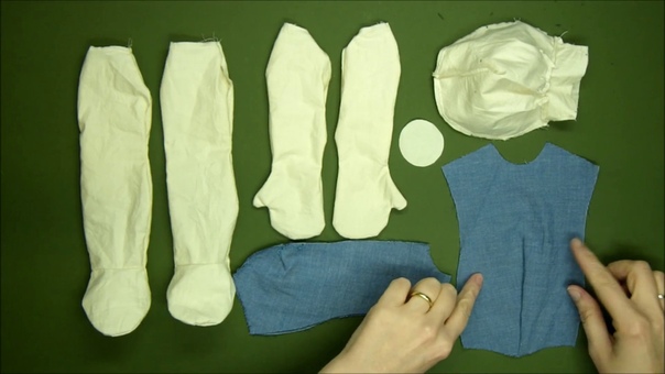 Rag Doll Making Project - part 3 - sewing the arms, legs, head & body - Alice's Bear Shop