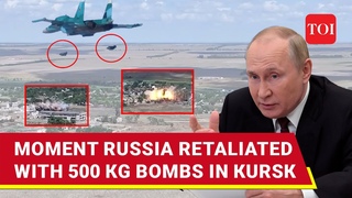 Russia Air-Drops 500 KG Bombs On Ukrainian Platoon In Kursk Kyiv 'Begs U.S. To Allow Use Of...'