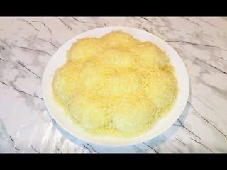 Салат “Снежные Сугробы“ / Салат “Рафаэлло“ / Salad “Raffaello“ / Новогодний Салат
