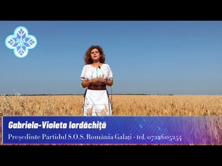 Gabriela Iordăchiță, președintele Organizației Județene Galați a Partidului . România