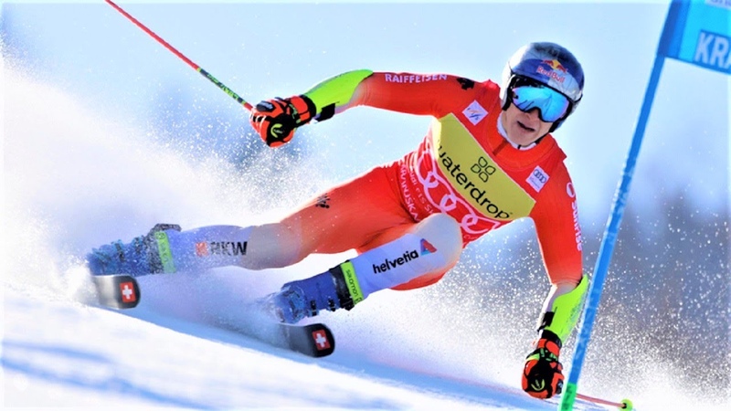 FIS Alpine Ski World Cup Mens Giant Slalom 2 ( Run 2) Kranjska Gora SLO