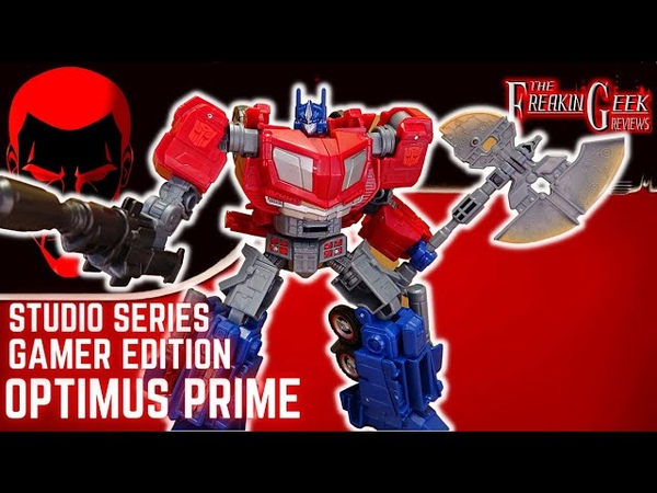 Studio Series Gamer Edition OPTIMUS PRIME: Em Gos Transformers Reviews N