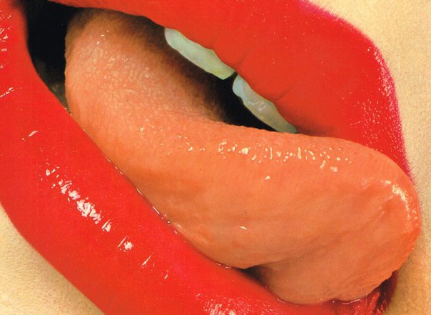 Tongue retro glamour oiled