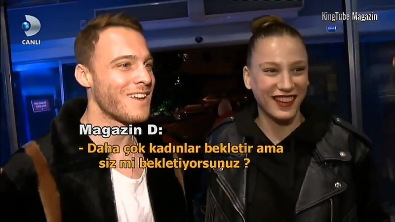 Kerem Bürsin ve Serenay Sarıkaya Kelebekler Galası Röportajı ( Kanal