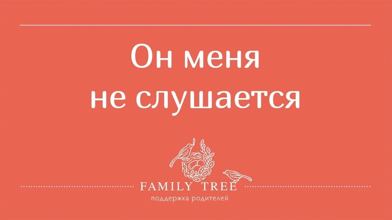 Он меня не слушается Ч. 1: ребенок плохо себя ведет