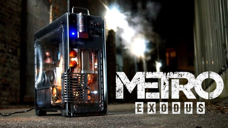 Finished Metro Exodus 4 K Gaming PC Build Case Mod by