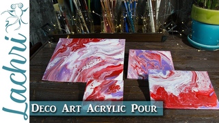 Deco Art Acrylic Pouring tips & techniques - Lachri