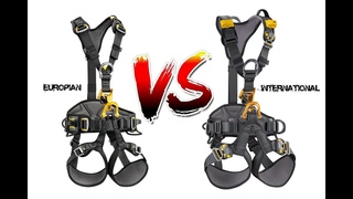 Сравнение International vs Europian. Petzl Astro Bod Fast