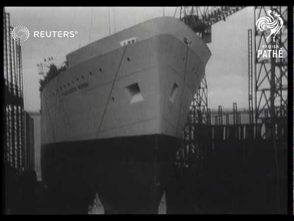 British launch cargo liner for Argentina