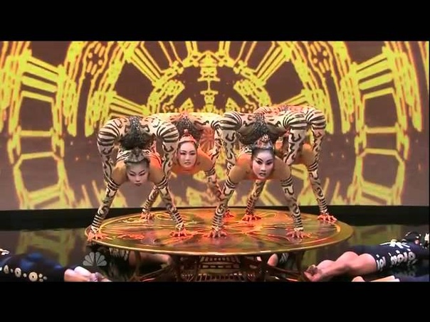 The Tonight Show With Jay Leno IRIS Contortionists by Cirque du