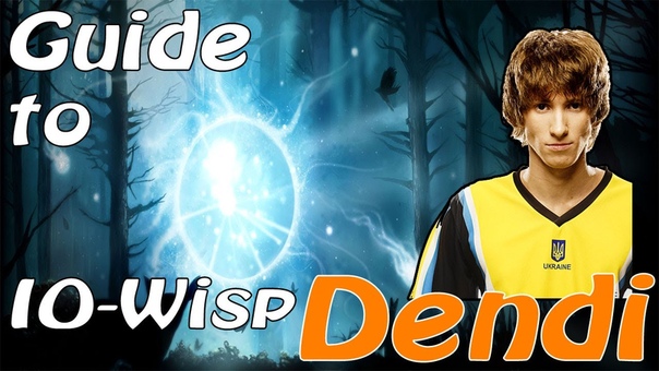 Dendi IO ( Wisp) Playing RMM Dota 2 With Skype ( Na Vi) + commentary