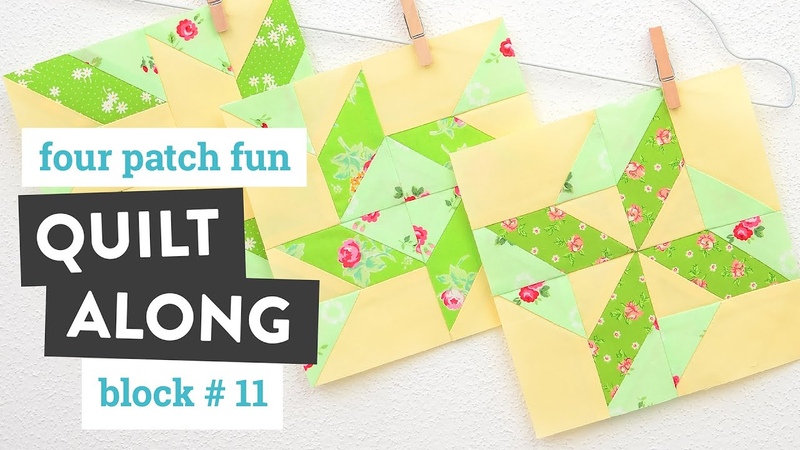 Four Patch Fun Quilt Along Block, 11, A Free Quilt
