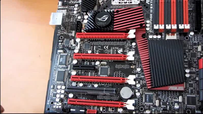 ASUS Rampage III Extreme Crossfire SLI Gaming Motherboard Unboxing First Look Linus Tech