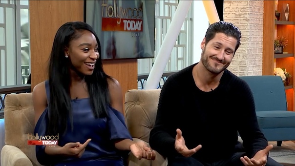 Normani Kordei Val Chmerkovskiy Interview Hollywood Today (04, 25,