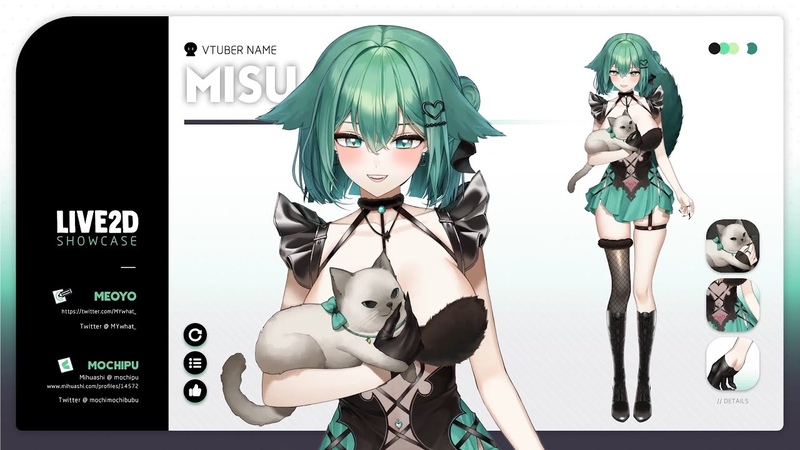 Live2 D Model Showcase Misu 2.