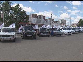 Автопарад в Нефтекамске.