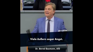 Das Deutsche Volk darf sich behaupten! Dr. Bernd Baumann (AfD)