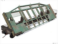 (SSM)13-4107 flatcar #1