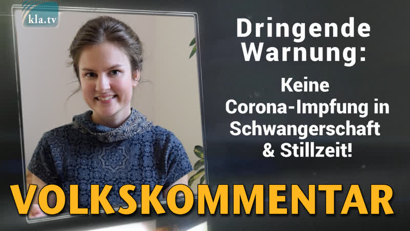 Dringende Warnung: Keine Corona Impfung in Schwangerschaft Stillzeit So seh