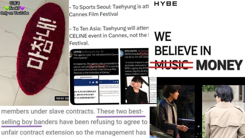 Taekooks refused the slave contract was the cause of this issue and his post really shocked