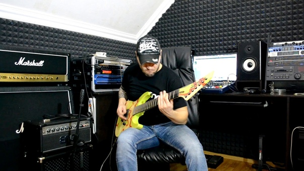 Jackson Christian Olde Wolbers 7string, Engl amps,