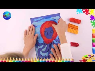 Как нарисовать осьминога / Рисование пластилином / Живопись / Octopus