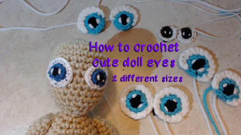 Cute Doll Eyes Crochet